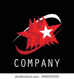Simple design vector business logo aesthetic template