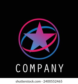 Plantilla estética del logotipo de negocios del vector de diseño simple