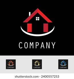 Plantilla estética del logotipo de negocios del vector de diseño simple