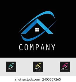 Simple design vector business logo aesthetic template