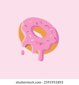 Simple Design Vector Illustration for donut 