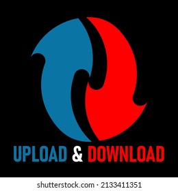 Simple Design Vector Upload and Download