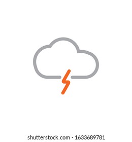 Simple Design Weather Icon Symbol 