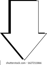 A simple design of west arrow icon