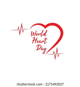 simple design world heart day