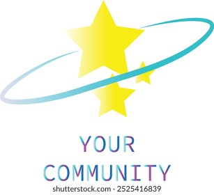 simple design for your company or community
with good quality vector