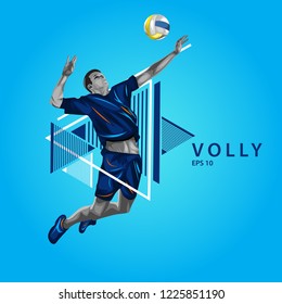 simple designs about volleyball