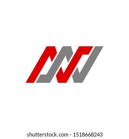 simple designs logo initial nn