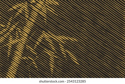 Simple diagonal bamboo tree and leaves stripe pattern, hand drawn brush line ink, wood carving, woodcut, engraving, embroidery style nature background good for packaging, stationary, textile 