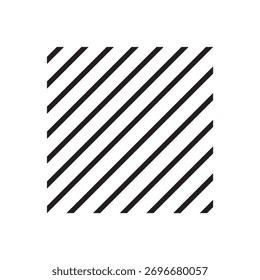 Design de padrão de faixa diagonal simples em preto e branco. Excelente para impressões têxteis, fundos, papéis de parede e arte minimalista.