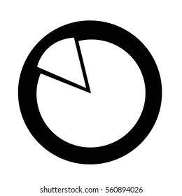 Simple diagram graph icon
