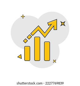 Simple diagram and graphs icon logo