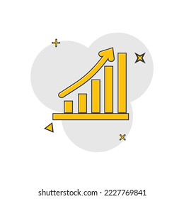 Logo de iconos de diagrama simple y gráficos