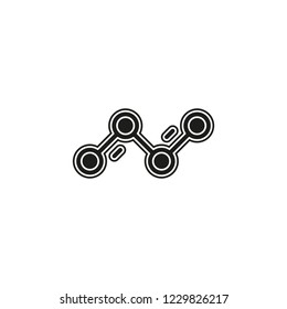 Simple Diagram Graphs Vector Icon