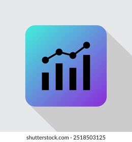 Simple diagram traffic icon vector 