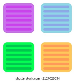 simple dialog boxes on white background