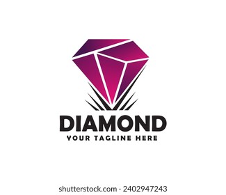 simple diamond abstract logo icon symbol design template illustration inspiration