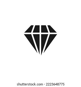 simple diamond icon on white background
