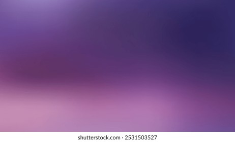 A simple, digital abstract design with a gradient transition from light purple to a deeper, more vibrant purple. The background is completely blurred.