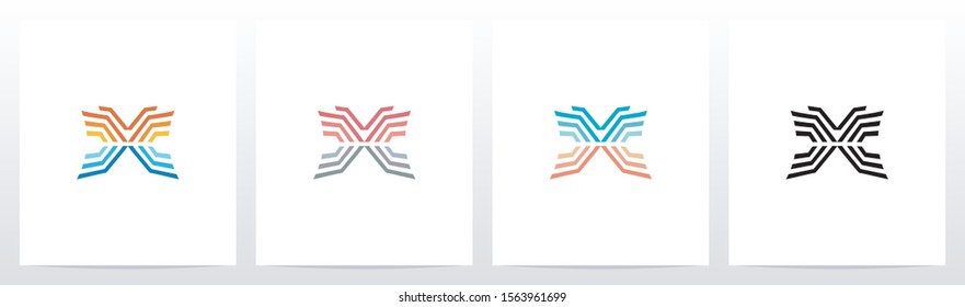 Simple Digital Butterfly Logo Design