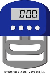 simple digital grip dynamometer.
Measuring device to check grip strength.