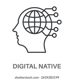 Ícone De Design Original Digital Simples, Inspiração De Design De Estilo Simples Para Qualquer Interface De Logotipo E Finalidade