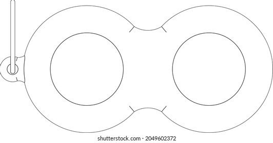 Doble simple. 3 Imagen en blanco y negro.