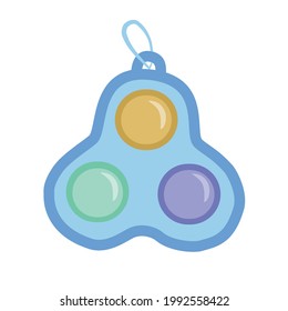 simple dimple. pop it. beanbag. children's toy. anti-stress. vector eps 10