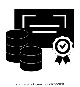 Simple Diploma and Certificate Related Vector Line Icon. Contains such Icon as Licence, Document pack, Search, Costs and more. Editable Stroke. Flat style Eps 10.