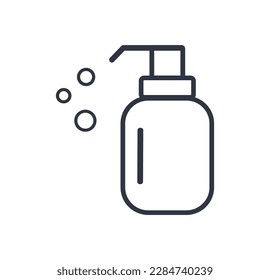 Simple dispenser icon for labeling and packaging
