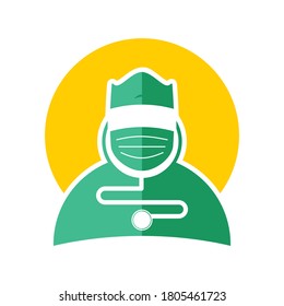 SIMPLE DOCTOR LOGO AND ICON