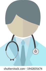 Marcador de icono web de doctor simple