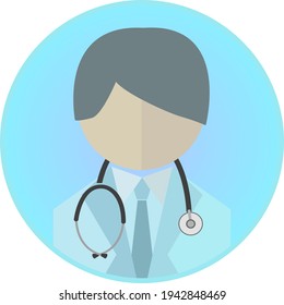 Simple doctor web icon mark