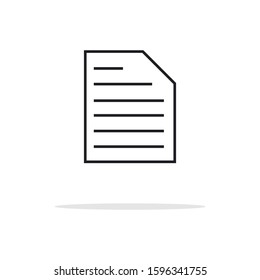 simple document design icons  for your web site design, logo, app, UI, vector illustration