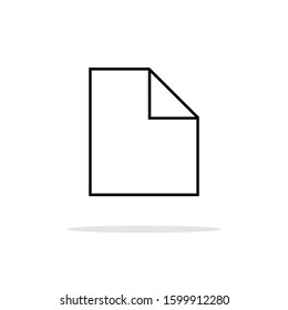 simple document design icons  for your web site design, logo, app, UI, vector illustration