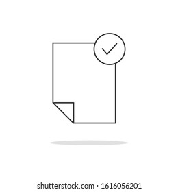 simple document design icons  for your website design, logo, app, UI, vector illustration and others