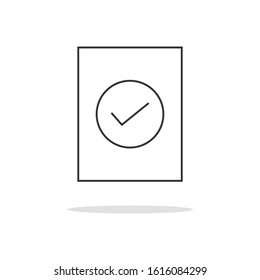 simple document design icons  for your website design, logo, app, UI, vector illustration and others