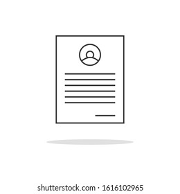 simple document design icons  for your website design, logo, app, UI, vector illustration and others