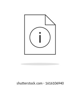 simple document design icons  for your website design, logo, app, UI, vector illustration and others
