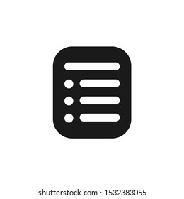 Simple document icon design vector