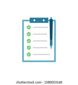 Simple document icon flat design