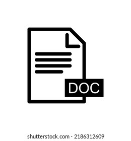 Simple Document Icon, Illustration Vector