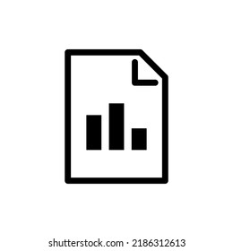 Simple Document Icon, Illustration Vector