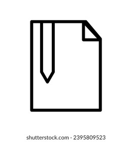 Simple documents Related Vector Line Icons. Contains such Icons as Contract, Passport, Blank Pages with ribbon business. Editable Stroke
