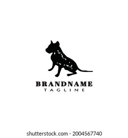 simple dog logo icon design vector modern vector illustration