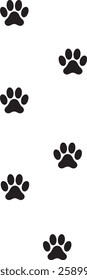 Simple Dog Paw Print Outline A Timeless Icon for Pet Owners and Animal Lovers