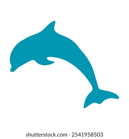 Design simples de ícone do Dolphin Illustration