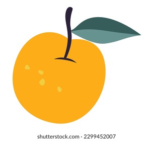 Frutas simples de garabatos. EPS10 de ilustración vectorial
