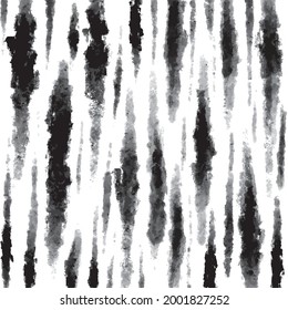 Simple doodle and scribbles vector pattern with white plain background. Minimalist monochrome sketch or drawing background texture. Black ink paint brush and marker outline.