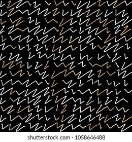 Simple doodle vector patterned background. Scribbles texture. Expressive Abstract Vector backdrop for paper packaging, textile design, covers.